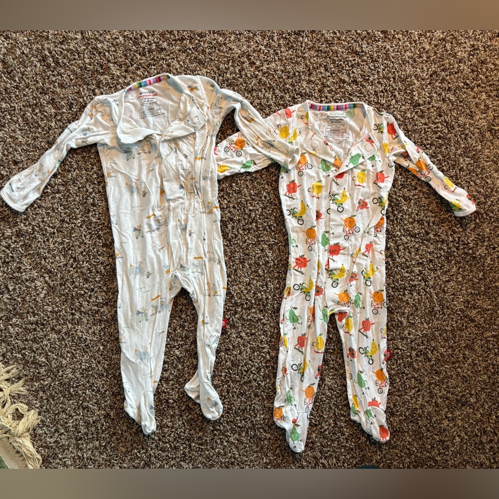 Magnetic Me 6-9 mo PJs (2)